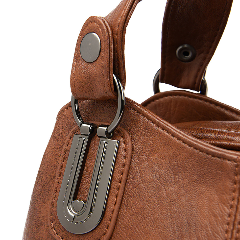 Elegante Luxe Women’s Boston Bag – Stylish Shoulder & Crossbody Handbag