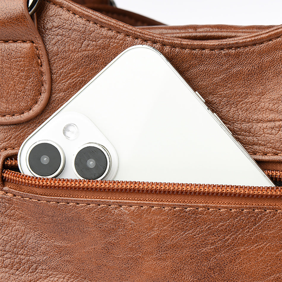 Elegante Luxe Women’s Boston Bag – Stylish Shoulder & Crossbody Handbag