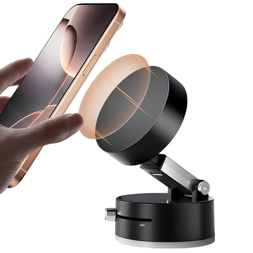 360-Degree Rotating Magnetic Adjustable Height Phone Holder